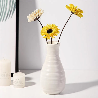 Small Plastic Flower Vase – Modern Home Décor