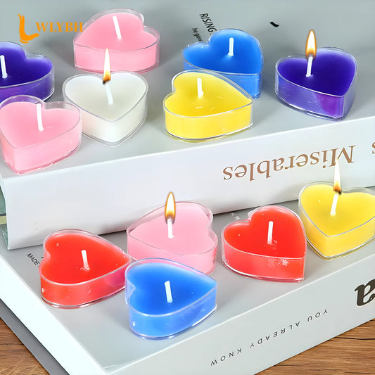 9 Piece Heart Scented Tea Candles