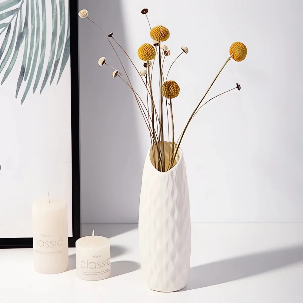Small Plastic Flower Vase – Modern Home Décor