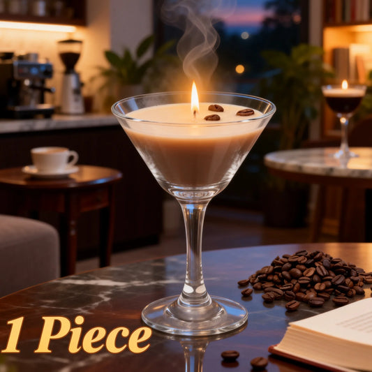 Espresso Martini Inspired Candle – Coffee Cocktail Scented Candle