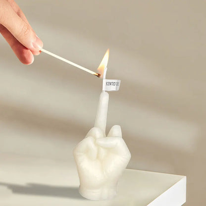 Bold Gesture Hand Candle