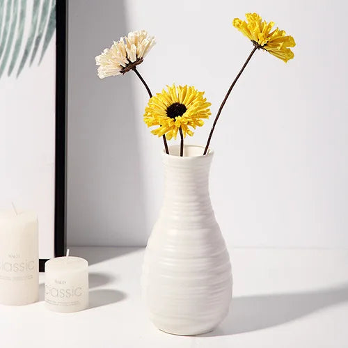 Small Plastic Flower Vase – Modern Home Décor