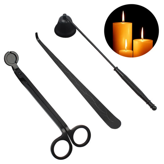 3-Piece Stainless Steel Candle Tools
